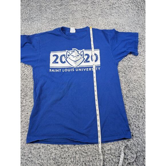 St Louis University Billikens Shirt Men Medium Blue Graphic Tee 2020 College - Picture 4 of 6